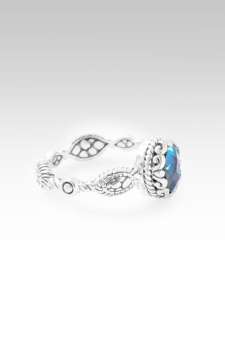 Hello Hope, Goodbye Hopelessness Ring™ in Swiss Blue Topaz - Stackable - only found at SARDA™