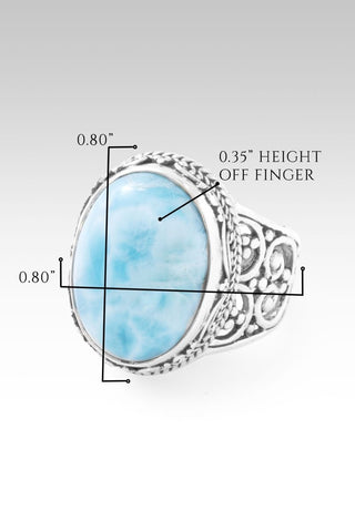Hello Joy, Goodbye Sadness Ring™ in Larimar - Statement - only found at SARDA™