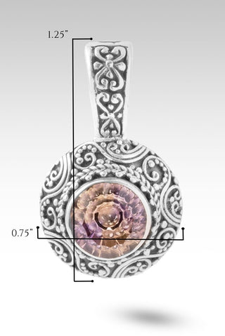Hello Kind, Goodbye Unkindness Pendant™ in Rose De France Ametrine - Single Stone - only found at SARDA™