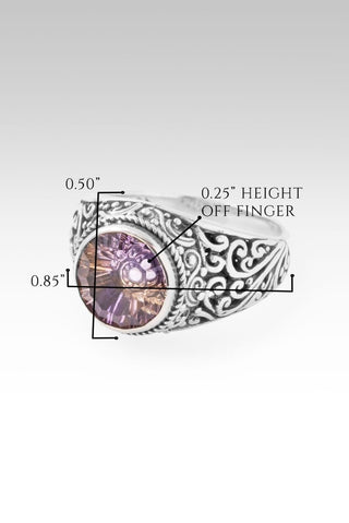Hello Kind, Goodbye Unkindness Ring II™ in Rose De France Ametrine - Statement - only found at SARDA™