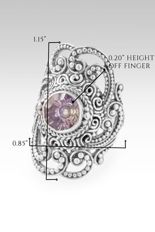 Hello Kind, Goodbye Unkindness Ring III™ in Rose De France Ametrine - Statement - only found at SARDA™
