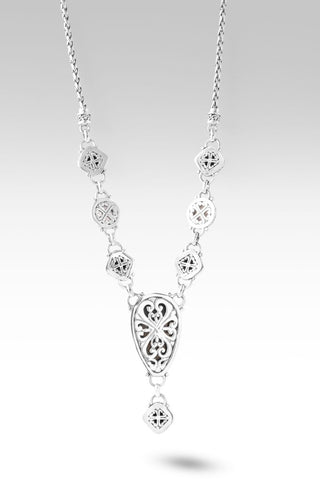 Hello Light, Goodbye Darkness Necklace™ in Leaf Pyrite, Milky White Quartz & Black Spinel - Lobster Claw - only found at SARDA™