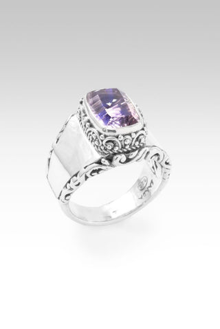 Hello Love, Goodbye Bitterness Ring™ in Lilac Rose De France Quartz - Stackable - only found at SARDA™