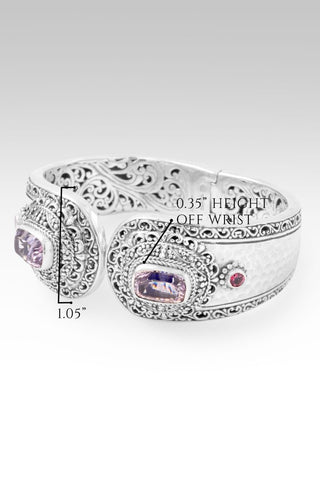 Hello Love, Goodbye Bitterness Tip - to - Tip Bracelet™ in Lilac Rose De France Quartz & Pale Plum™ Mystic Topaz - Tip - to - Tip - only found at SARDA™