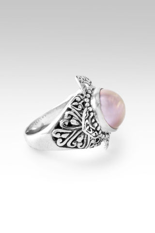Hello Loved, Goodbye Unlovable Ring™ in Rose Gold Cultured Mabe Pearl - Dinner - only found at SARDA™