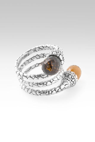 Hello Miracles, Goodbye Unbelief Ring III™ in Whiskey Quartz - Bypass - only found at SARDA™