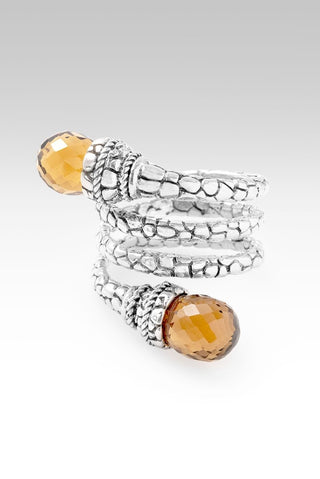Hello Miracles, Goodbye Unbelief Ring III™ in Whiskey Quartz - Bypass - only found at SARDA™