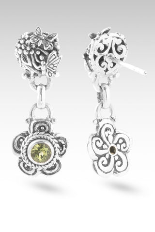 Hello New Beginnings, Goodbye Old Earrings™ in Peridot - Stud Dangle - only found at SARDA™