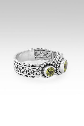 Hello New Beginnings, Goodbye Old Ring II™ in Peridot - Dinner - only found at SARDA™