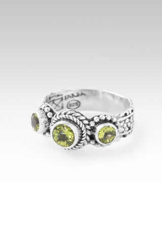 Hello New Beginnings, Goodbye Old Ring II™ in Peridot - Dinner - only found at SARDA™