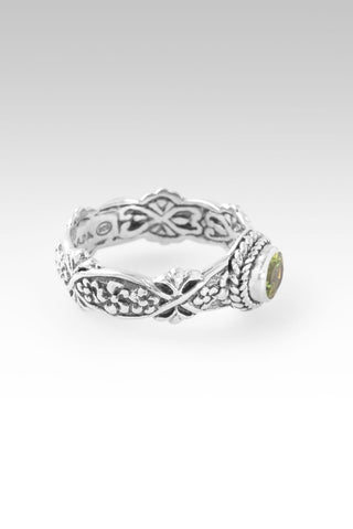 Hello New Beginnings, Goodbye Old Ring III™ in Peridot - Stackable - only found at SARDA™
