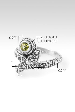 Hello New Beginnings, Goodbye Old Ring™ in Peridot - Stackable - only found at SARDA™