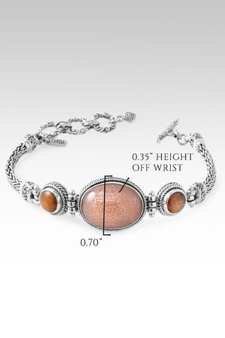 Hello New Day, Goodbye Past Bracelet™ in Peach Sunstone & Gold Sunstone - Multi Stone - only found at SARDA™