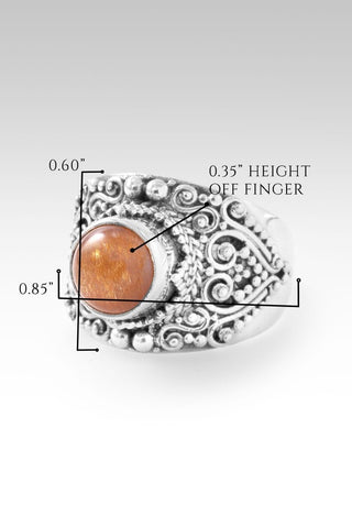 Hello New Day, Goodbye Past Ring™ in Gold Sunstone - Statement - only found at SARDA™