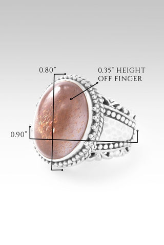 Hello New Day, Goodbye Past Ring™ in Latte Sunstone - Statement - only found at SARDA™