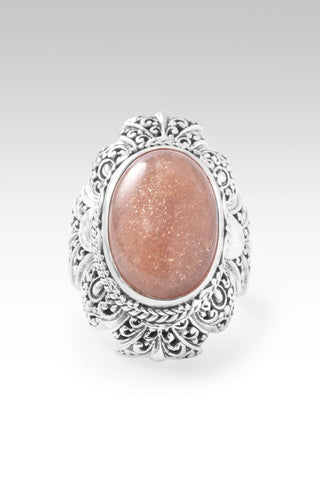 Hello New Day, Goodbye Past Ring™ in Peach Sunstone - Statement - only found at SARDA™