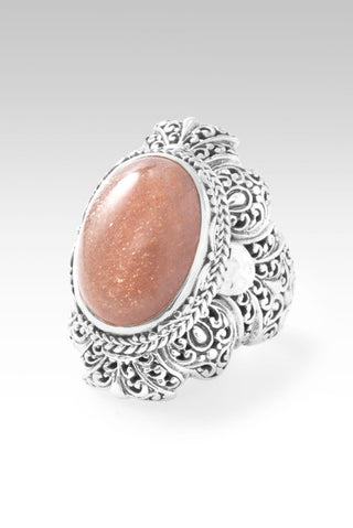 Hello New Day, Goodbye Past Ring™ in Peach Sunstone - Statement - only found at SARDA™