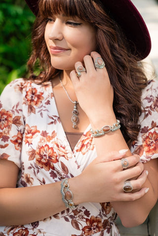 Hello New Day, Goodbye Past Ring™ in Peach Sunstone - Statement - only found at SARDA™