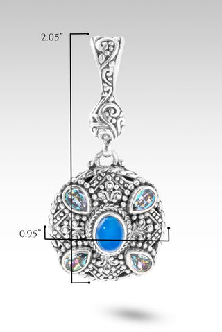 Hello New Horizon, Goodbye Barriers Pendant™ in Paraiba Ethiopian Opal & Unicorn Dreams™ Mystic Topaz - Multi Stone - only found at SARDA™