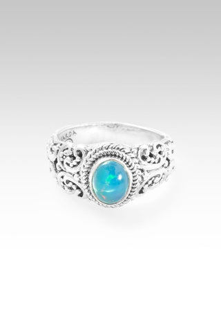 Hello New Horizon, Goodbye Barriers Ring™ in Paraiba Ethiopian Opal - Dinner - only found at SARDA™