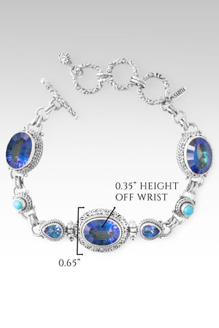 Hello Opportunity, Goodbye Negativity Bracelet™ in Odyssey Universe™ Mystic Quartz, Sheer Luck™ Mystic Topaz & Sleeping Beauty Turquoise - Multi Stone - only found at SARDA™