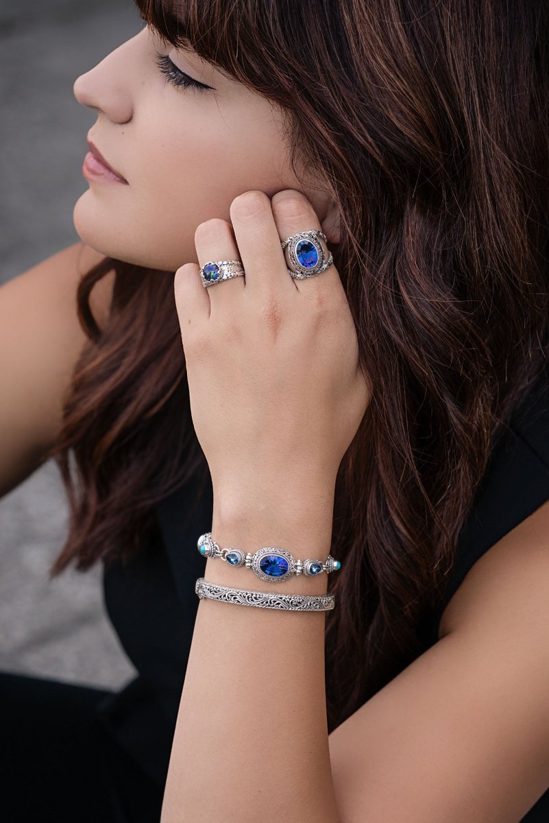 BLESS × CristaSeya Sterling Silver Jubilee 2025 Rosary with Crystal Beads