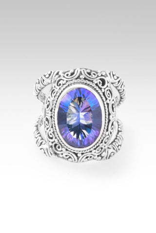 Hello Opportunity, Goodbye Negativity Ring II™ in Odyssey Universe™ Mystic Quartz - Statement - only found at SARDA™
