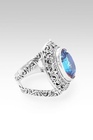 Hello Opportunity, Goodbye Negativity Ring II™ in Odyssey Universe™ Mystic Quartz - Statement - only found at SARDA™