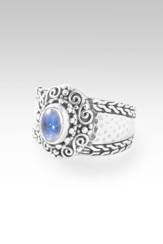 Hello Opportunity, Goodbye Negativity Ring II™ in Rainbow Moonstone - Dinner - only found at SARDA™