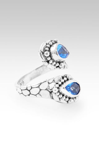 Hello Opportunity, Goodbye Negativity Ring™ in Royal Bali Blue™ Mystic Topaz - Bypass - only found at SARDA™