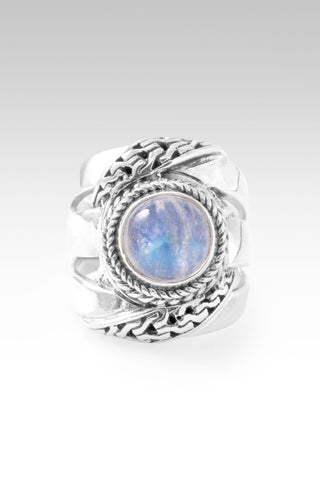 Hello Opportunity, Goodbye Negativity Ring IV™ in Rainbow Moonstone - Statement - only found at SARDA™