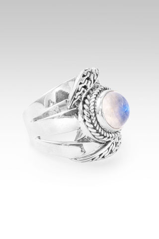 Hello Opportunity, Goodbye Negativity Ring IV™ in Rainbow Moonstone - Statement - only found at SARDA™
