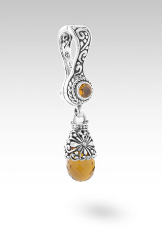 Hello Peace, Goodbye Fear Pendant™ in Whiskey Quartz - Multi Stone - only found at SARDA™