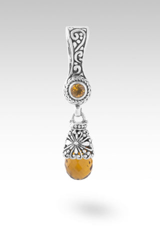 Hello Peace, Goodbye Fear Pendant™ in Whiskey Quartz - Multi Stone - only found at SARDA™