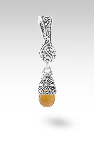 Hello Peace, Goodbye Fear Pendant™ in Whiskey Quartz - Multi Stone - only found at SARDA™