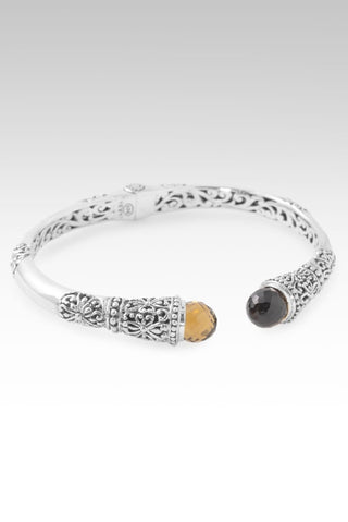 Hello Peace, Goodbye Fear Tip - to - Tip Bracelet™ in Whiskey Quartz - Tip - to - Tip - only found at SARDA™