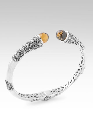 Hello Peace, Goodbye Fear Tip - to - Tip Bracelet™ in Whiskey Quartz - Tip - to - Tip - only found at SARDA™