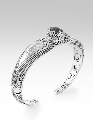 Hello Present, Goodbye Past Cuff Bracelet™ in Odyssey Black Knight™ Mystic Quartz - Cuff - only found at SARDA™