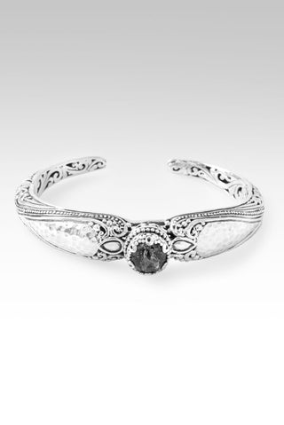 Hello Present, Goodbye Past Cuff Bracelet™ in Odyssey Black Knight™ Mystic Quartz - Cuff - only found at SARDA™