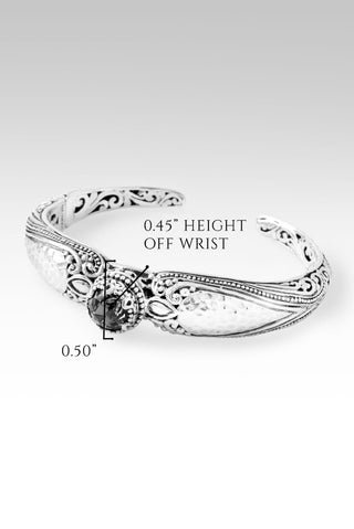 Hello Present, Goodbye Past Cuff Bracelet™ in Odyssey Black Knight™ Mystic Quartz - Cuff - only found at SARDA™