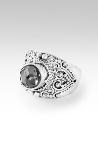 Hello Present, Goodbye Past Ring™ in Odyssey Black Knight™ Mystic Quartz - Statement - only found at SARDA™