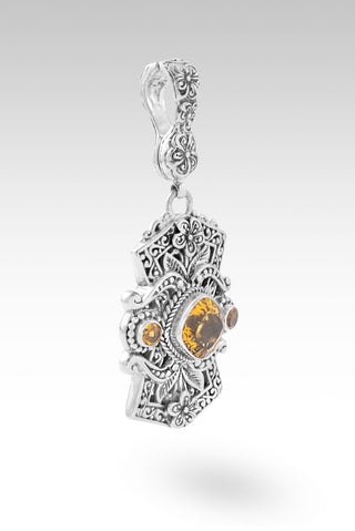 Hello Priceless, Goodbye Unworthy Pendant II™ in Citrine - Single Stone - only found at SARDA™