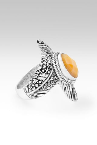 Hello Priceless, Goodbye Unworthy Ring™ in Golden Mother of Pearl - Statement - only found at SARDA™