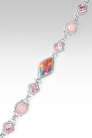 Hello Prized Bracelet™ in Sweetart Kingman Turquoise, Ballet Blush Quartz & Pale Plum™ Mystic Topaz - Multi Stone - only found at SARDA™