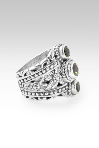 Hello Rainbow, Goodbye Storm Ring™ in Chrome Diopside - Dinner - only found at SARDA™