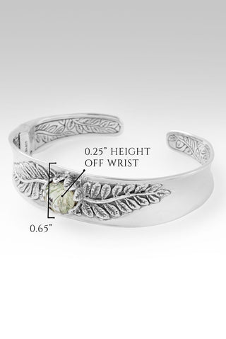 Hello Sanctification, Goodbye Unable Cuff Bracelet™ in Prasiolite - Cuff - only found at SARDA™