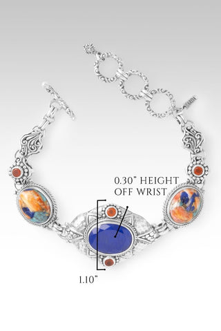 Hello the Best, Goodbye 2nd Best Bracelet™ in Lapis, Lapis Turquoise Spiny Oyster & Carnelian - Multi Stone - only found at SARDA™