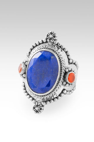 Hello the Best, Goodbye 2nd Best Ring™ in Lapis & Carnelian - Dinner - only found at SARDA™