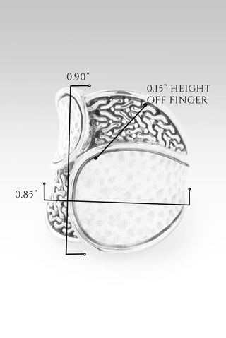 Hello Today, Goodbye Past Ring II™ in Chainlink - Statement - only found at SARDA™