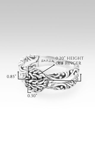 Hello Today, Goodbye Past Ring™ in Chainlink - Dinner - only found at SARDA™